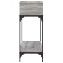 Mesa consola madera de ingeniería gris Sonoma 100x30,5x75 cm de vidaXL, Mesas auxiliares - Ref: Foro24-833391, Precio: 63,22 €