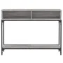 Sonoma gray engineered wood console table 100x30.5x75 cm by vidaXL, Side tables - Ref: Foro24-833391, Price: 61,54 €, Discoun...