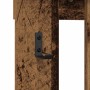 Perchero de pared Madera envejecida 100 x 10 x 100 cm