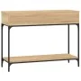Sonoma oak engineered wood console table 100x34.5x75 cm by vidaXL, Side tables - Ref: Foro24-833394, Price: 90,23 €, Discount: %
