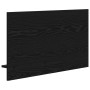 Perchero de pared con estante Roble negro 90 x 10 x 50 cm