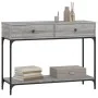 Sonoma gray engineered wood console table 100x34.5x75 cm by vidaXL, Side tables - Ref: Foro24-833396, Price: 71,90 €, Discoun...