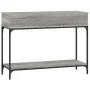 Sonoma gray engineered wood console table 100x34.5x75 cm by vidaXL, Side tables - Ref: Foro24-833396, Price: 71,90 €, Discoun...