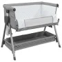 Crib with light gray linen fabric mattress by vidaXL, Cribs and beds for children - Ref: Foro24-10289, Price: 129,08 €, Disco...