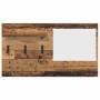 Perchero de pared con estante Madera vieja 90 x 10 x 50 cm