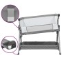 Crib with light gray linen fabric mattress by vidaXL, Cribs and beds for children - Ref: Foro24-10289, Price: 130,86 €, Disco...