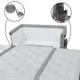 Crib with light gray linen fabric mattress by vidaXL, Cribs and beds for children - Ref: Foro24-10289, Price: 129,08 €, Disco...