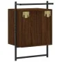 Eichenbrauner Wand-Nachttisch 40x30x61 cm von vidaXL, Nachttische - Ref: Foro24-833441, Preis: 43,33 €, Rabatt: %
