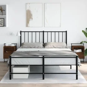 Mesitas de noche de pared 2 unidades marrón roble 40x30x61 cm de vidaXL, Mesitas de noche - Ref: Foro24-833442, Precio: 46,48...