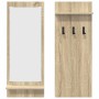 Perchero de pared con estante Roble Sonoma 70 x 10 x 90 cm