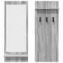 Perchero de pared con estante Gris sonoma 70 x 10 x 90 cm