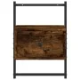 Mesita de noche de pared roble ahumado 35x30x51 cm de vidaXL, Mesitas de noche - Ref: Foro24-833447, Precio: 34,01 €, Descuen...