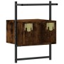 Wand-Nachttisch aus geräucherter Eiche, 35 x 30 x 51 cm von vidaXL, Nachttische - Ref: Foro24-833447, Preis: 34,47 €, Rabatt: %