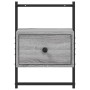 Gray Sonoma wall-mounted bedside table 35x30x51 cm by vidaXL, Nightstands - Ref: Foro24-833449, Price: 43,41 €, Discount: %