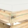 Ecksofa mit grau imprägnierten Holzkissen von vidaXL, Modulare Sofas für den Außenbereich - Ref: Foro24-3074509, Preis: 94,25...