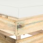 Sectional central sofa with gray impregnated wood cushions by vidaXL, Modular outdoor sofas - Ref: Foro24-3074509, Price: 95,...