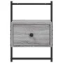 Wall bedside tables 2 units Sonoma gray 35x30x51 cm by vidaXL, Nightstands - Ref: Foro24-833450, Price: 46,80 €, Discount: %