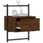 Wand-Nachttische 2 Einheiten Eiche braun 35x30x51 cm von vidaXL, Nachttische - Ref: Foro24-833452, Preis: 47,42 €, Rabatt: %