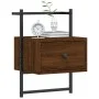 Wand-Nachttische 2 Einheiten Eiche braun 35x30x51 cm von vidaXL, Nachttische - Ref: Foro24-833452, Preis: 47,42 €, Rabatt: %