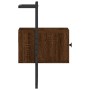 Wall bedside tables 2 units oak brown 35x30x51 cm by vidaXL, Nightstands - Ref: Foro24-833452, Price: 47,99 €, Discount: %
