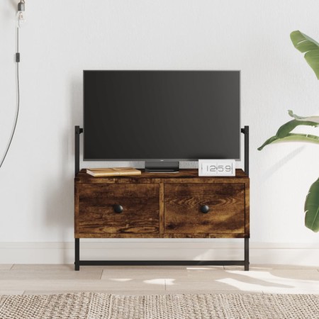 TV-Wandschrank aus geräucherter Eiche, 60,5 x 30 x 51 cm von vidaXL, TV-Möbel - Ref: Foro24-833455, Preis: 28,97 €, Rabatt: %