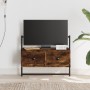 TV-Wandschrank aus geräucherter Eiche, 60,5 x 30 x 51 cm von vidaXL, TV-Möbel - Ref: Foro24-833455, Preis: 28,97 €, Rabatt: %