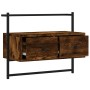 TV-Wandschrank aus geräucherter Eiche, 60,5 x 30 x 51 cm von vidaXL, TV-Möbel - Ref: Foro24-833455, Preis: 28,97 €, Rabatt: %