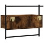 TV-Wandschrank aus geräucherter Eiche, 60,5 x 30 x 51 cm von vidaXL, TV-Möbel - Ref: Foro24-833455, Preis: 28,97 €, Rabatt: %