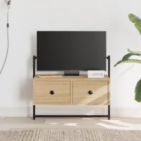 Wand-TV-Möbel aus Sonoma-Eichen-Engineer-Holz 60,5x30x51 cm von vidaXL, TV-Möbel - Ref: Foro24-833454, Preis: 38,84 €, Rabatt: %
