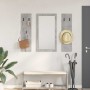 Perchero de pared con espejo Gris hormigón 96 x 1.5 x 90 cm