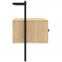 Wand-TV-Möbel aus Sonoma-Eichen-Engineer-Holz 60,5x30x51 cm von vidaXL, TV-Möbel - Ref: Foro24-833454, Preis: 39,33 €, Rabatt: %