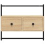 Wand-TV-Möbel aus Sonoma-Eichen-Engineer-Holz 60,5x30x51 cm von vidaXL, TV-Möbel - Ref: Foro24-833454, Preis: 39,33 €, Rabatt: %