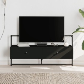 Schwarzer TV-Wandschrank aus Holzwerkstoff, 100,5 x 30 x 51 cm von vidaXL, TV-Möbel - Ref: Foro24-833458, Preis: 38,42 €, Rab...