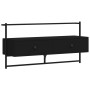 Mueble de TV de pared madera ingeniería negro 100,5x30x51 cm de vidaXL, Muebles TV - Ref: Foro24-833458, Precio: 38,42 €, Des...