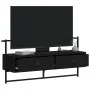 Schwarzer TV-Wandschrank aus Holzwerkstoff, 100,5 x 30 x 51 cm von vidaXL, TV-Möbel - Ref: Foro24-833458, Preis: 38,07 €, Rab...