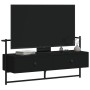Mueble de TV de pared madera ingeniería negro 100,5x30x51 cm de vidaXL, Muebles TV - Ref: Foro24-833458, Precio: 38,42 €, Des...