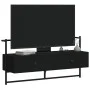 Schwarzer TV-Wandschrank aus Holzwerkstoff, 100,5 x 30 x 51 cm von vidaXL, TV-Möbel - Ref: Foro24-833458, Preis: 38,07 €, Rab...
