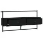 Schwarzer TV-Wandschrank aus Holzwerkstoff, 100,5 x 30 x 51 cm von vidaXL, TV-Möbel - Ref: Foro24-833458, Preis: 38,07 €, Rab...