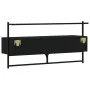 Schwarzer TV-Wandschrank aus Holzwerkstoff, 100,5 x 30 x 51 cm von vidaXL, TV-Möbel - Ref: Foro24-833458, Preis: 38,07 €, Rab...