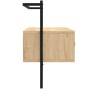 TV-Wandschrank aus Sonoma-Eiche-Holzwerkstoff, 100,5 x 30 x 51 cm von vidaXL, TV-Möbel - Ref: Foro24-833459, Preis: 52,05 €, ...