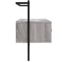 Mueble TV de pared madera ingeniería gris Sonoma 100,5x30x51 cm de vidaXL, Muebles TV - Ref: Foro24-833461, Precio: 52,61 €, ...