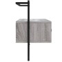 Wand-TV-Möbel aus grauem Sonoma-Ingenieurholz 100,5x30x51 cm von vidaXL, TV-Möbel - Ref: Foro24-833461, Preis: 53,26 €, Rabat...