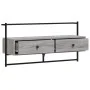 Wall-mounted TV stand in gray Sonoma engineered wood, 100.5x30x51 cm by vidaXL, TV Furniture - Ref: Foro24-833461, Price: 52,...