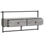 Wand-TV-Möbel aus grauem Sonoma-Ingenieurholz 100,5x30x51 cm von vidaXL, TV-Möbel - Ref: Foro24-833461, Preis: 53,26 €, Rabat...