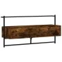 Smoked oak wall TV cabinet 100.5x30x51 cm by vidaXL, TV Furniture - Ref: Foro24-833460, Price: 50,59 €, Discount: %