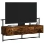 Smoked oak wall TV cabinet 100.5x30x51 cm by vidaXL, TV Furniture - Ref: Foro24-833460, Price: 50,59 €, Discount: %
