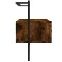 Smoked oak wall TV cabinet 100.5x30x51 cm by vidaXL, TV Furniture - Ref: Foro24-833460, Price: 50,59 €, Discount: %