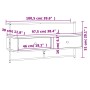 TV-Wandschrank aus geräucherter Eiche, 100,5 x 30 x 51 cm von vidaXL, TV-Möbel - Ref: Foro24-833460, Preis: 51,22 €, Rabatt: %