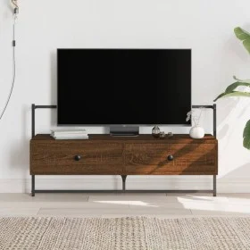Mueble TV de pared madera ingeniería marrón roble 100,5x30x51cm de vidaXL, Muebles TV - Ref: Foro24-833462, Precio: 44,55 €, ...