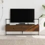 Eichenbrauner TV-Wandschrank aus Holzwerkstoff, 100,5 x 30 x 51 cm von vidaXL, TV-Möbel - Ref: Foro24-833462, Preis: 44,55 €,...